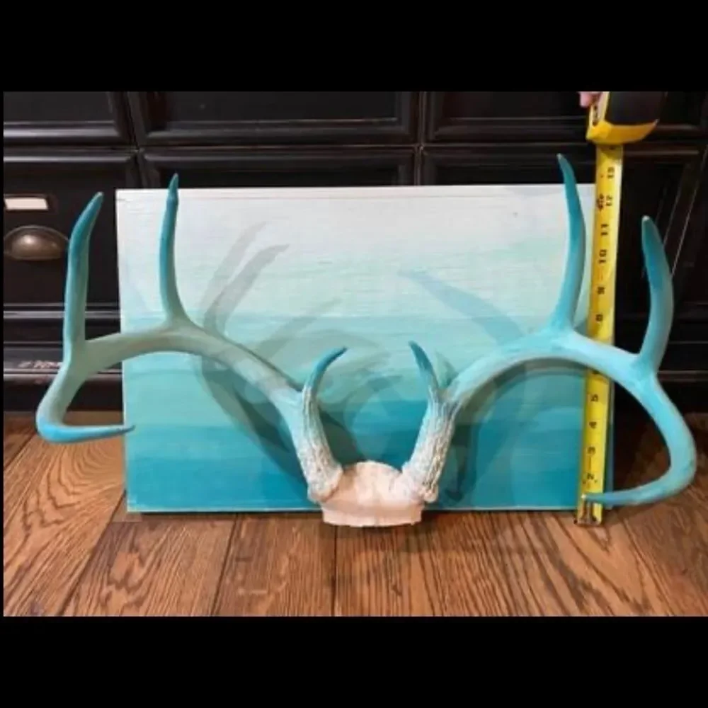 Ombré authentic deer art‎